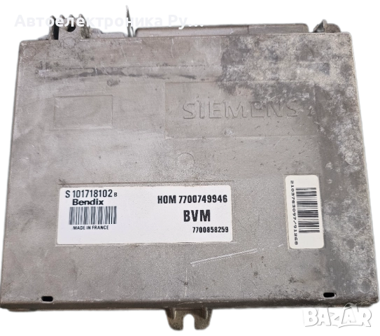 компютър RENAULT CLIO BENDIX ,S101718102 B, S101718102B, HOM7700749946, 7700858259 