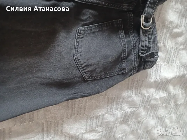 Дънки черни Cropp 32, снимка 6 - Дънки - 56317187