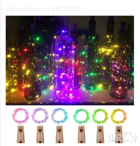 Коркова тапа с Лед светлини , снимка 4 - Други стоки за дома - 52296354