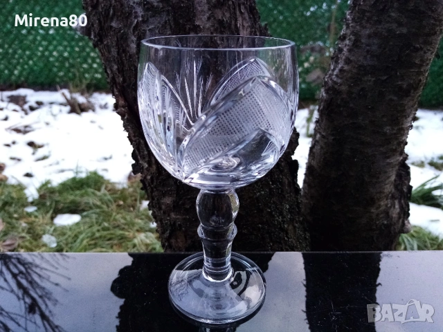 * РАМОНА * - кристален сервиз за вино, снимка 4 - Сервизи - 53418622