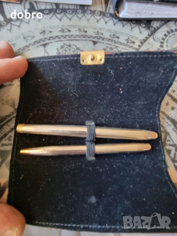 senator iridium point Germany retro писалка и химикалка с кожен несесер, снимка 11 - Други ценни предмети - 52220946