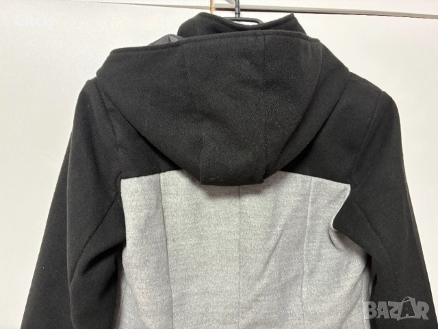 Палто с качулка S, снимка 3 - Палта, манта - 52771434