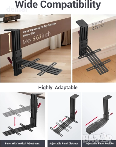 Комплект от 2 настолни стойки Hotas контролери за симулатори на полети, снимка 5 - Аксесоари - 52669479