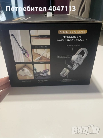 Безжична преносима прахосмукачка с голямо засмукване , снимка 9 - Прахосмукачки - 53377144