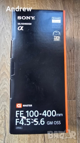 Обектив Sony FE 100-400 mm f/4.5-5.6 GM OSS + UV filter и калъф подарици, снимка 8 - Обективи и филтри - 52813708