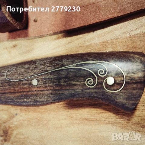 Нож ръчна изработка на Майстор П.Неделев, снимка 15 - Ножове - 50885554