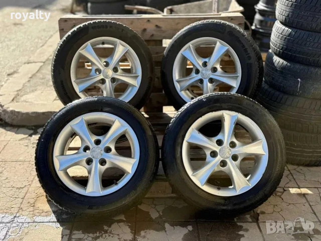 5х110 Джанти 15 Цола Опел 5x110 Opel Meriva Astra Zafira ЕТ 38 J 6.5 ЦО 65.1 185 65 15 гуми подарък 