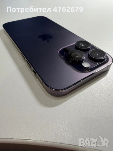 iPhone 14 Pro 256GB Deep Purple – Като нов|Пълен комплект, снимка 4 - Apple iPhone - 53804717