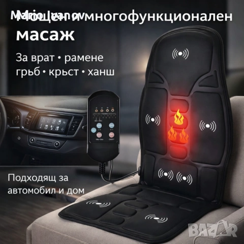 Масажна седалка с подгряване – комфорт и облекчение за тяло, което е уморено от седене, снимка 3 - Аксесоари и консумативи - 53019222