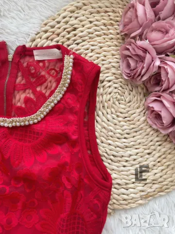Рокля LFS Glam Season Red  , снимка 2 - Рокли - 50434762
