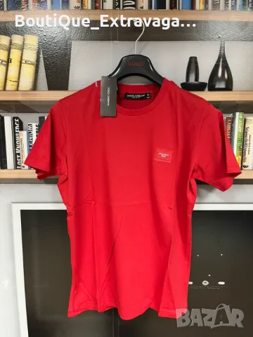 Мъжка тениска Dolce & Gabbana Classic Red !!!