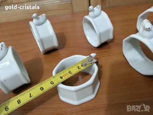 Порцеланови салфетници рингове пръстени халки за салфетки , снимка 5 - Антикварни и старинни предмети - 35778863
