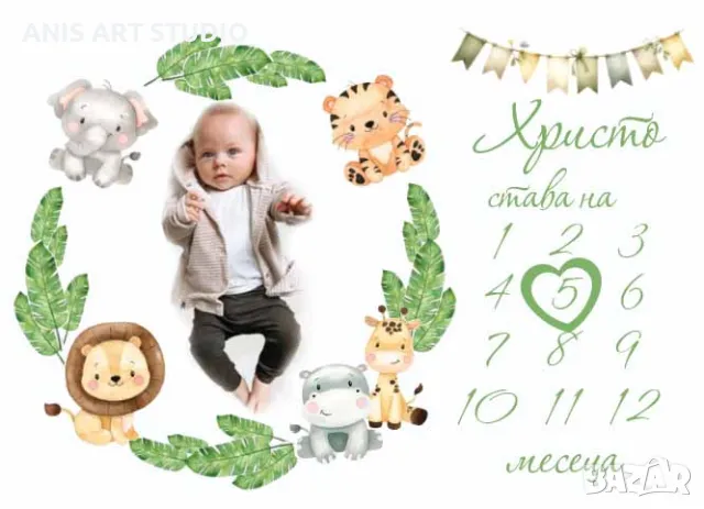 Платно за месечинки/Платно за снимки на бебето/Месечинка, снимка 7 - Други - 48212812