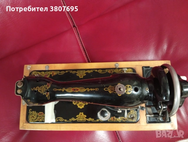 Ретро шевна машина Юнион, снимка 4 - Шевни машини - 53850279