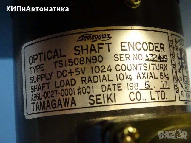 оптичен енкодер TAMAGAWA TS1508N90 optical shaft encoder, снимка 8 - Резервни части за машини - 40204416