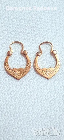 СССР златни обеци проба 583, снимка 12 - Обеци - 48028229