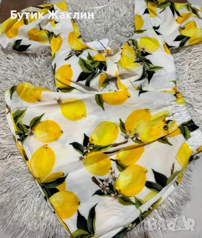 Дамски комплект с лимони , снимка 5 - Комплекти - 53436672