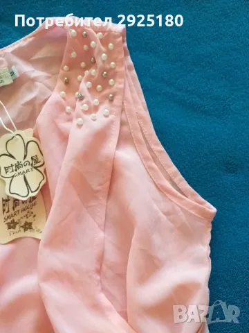 Дамска рокля с перли S/M, снимка 4 - Рокли - 48395595