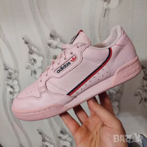 кецове/ маратонки Adidas Continental 80 Clear Pink Scarlet  номер 42-42 2/3, снимка 13 - Маратонки - 39213643
