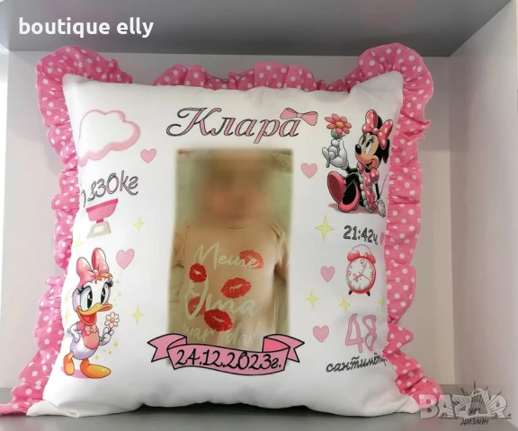 възглавничка по ваш дизайн, снимка 13 - Възглавници - 51152968