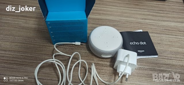 Amazon alexa echo dot, снимка 1 - Bluetooth тонколони - 44222606
