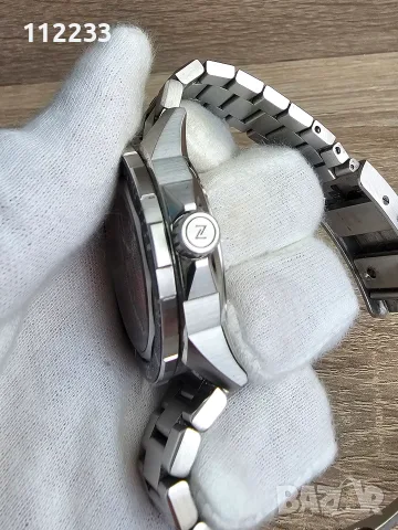 ЦЕНА САМО ЗА ДНЕС!!! Zelos Swordfish 40mm SS 'Crimson Red', снимка 5 - Мъжки - 55811419