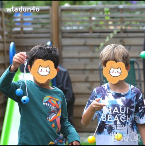 Забавна игра от детството Clackers/TWIRLERZ GLITT-10лв, снимка 7 - Други игри - 40115493