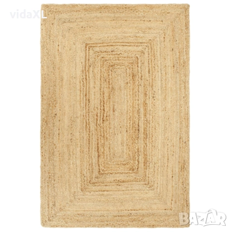 vidaXL Ръчно тъкан килим от юта, 180x250 см(SKU:343623)