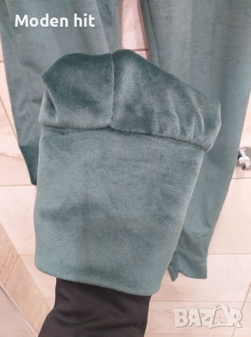 Нов с етикет плюшен дамски спортен панталон, снимка 4 - Спортни екипи - 36352657