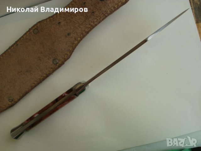 Българска оригинална стара кама нож ножче , снимка 6 - Ножове - 41648066