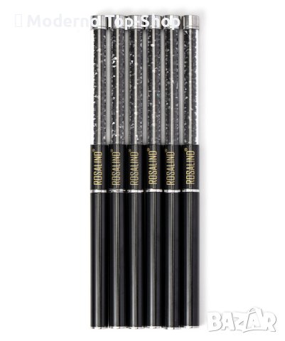 Kомплект луксозни четки за маникюр и декорации, ROSALIND, 6 броя, снимка 9 - Продукти за маникюр - 41963162