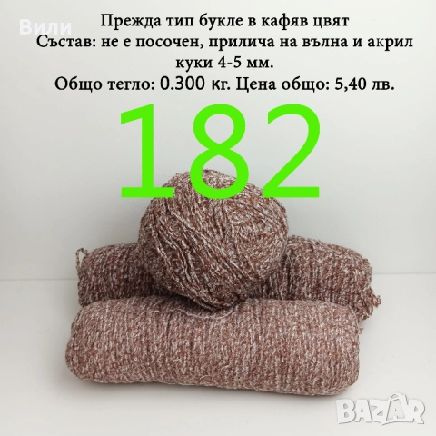 Евтини прежди в малки количества - нови и остатъци , снимка 4 - Други - 52042430