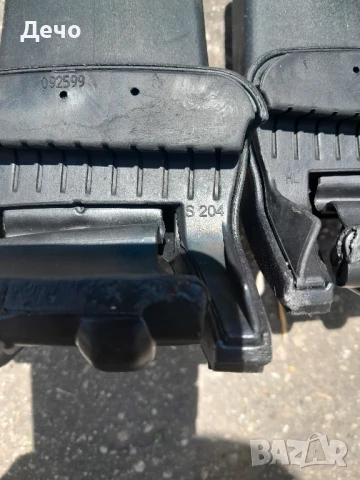 Оригинален Алуминиев багажник НАПРЕЧНИ ГРЕДИ за Mercedes W204 combi.Липсват 4те капачета, снимка 6 - Аксесоари и консумативи - 50697303