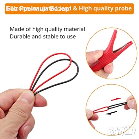 Нов Професионален комплект тестови проводници 20 броя за DMM ремонт, снимка 2 - Други инструменти - 51619001