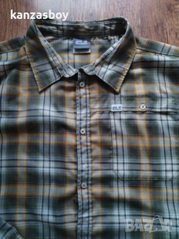 jack wolfskin - страхотна мъжка риза КАТО НОВА 2ХЛ, снимка 2 - Ризи - 53155139