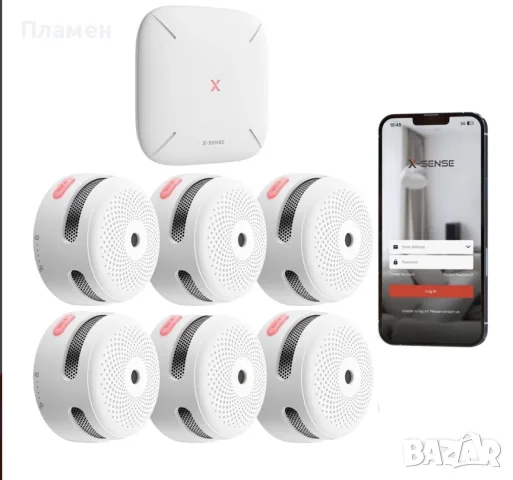 X Sense FS61 Link Plus Pro Smoke Alarm Set аларма за дим против пожар 