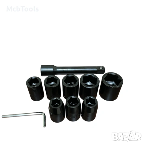 Пневматичен ударен гайковерт 1/2″ 1400 Nm с вложки и куфар StahlMayer, снимка 6 - Други инструменти - 53696003