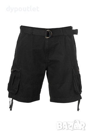 Lee Cooper - Мъжки къси панталони Belted Cargo, размери - M, L и XXL . 