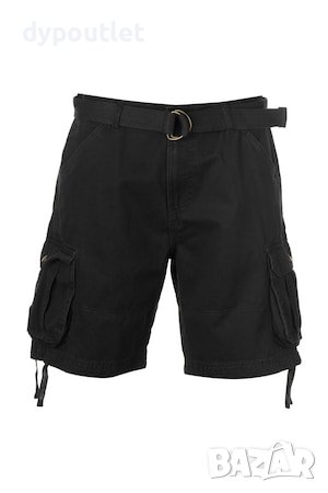 Lee Cooper - Мъжки къси панталони Belted Cargo, размери - M, L и XXL . , снимка 1