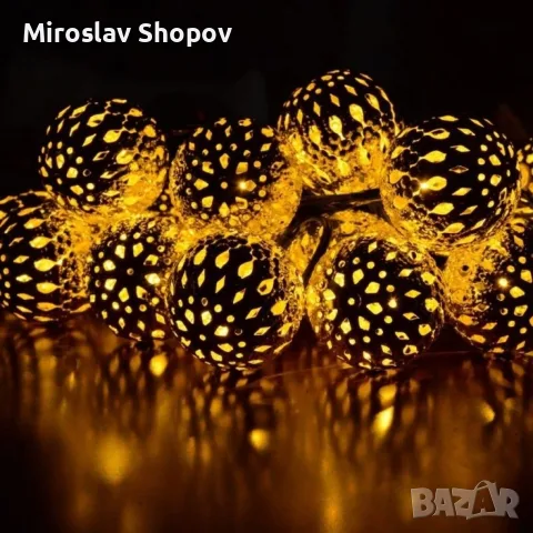 Коледни лампички – метални фигурки SD32, снимка 5 - Декорация за дома - 56148904