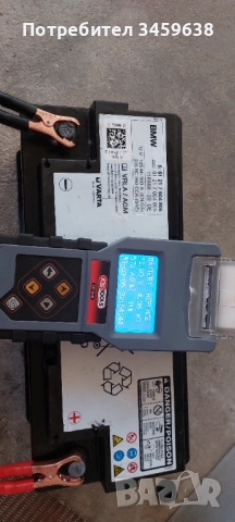 Aкумулатор VARTA AGM 105A/h, снимка 2 - Части - 52946675