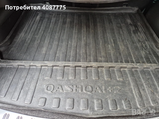 Гумена стелка за багажник за Nissan Qashqai+2 2010, снимка 2 - Аксесоари и консумативи - 53404247