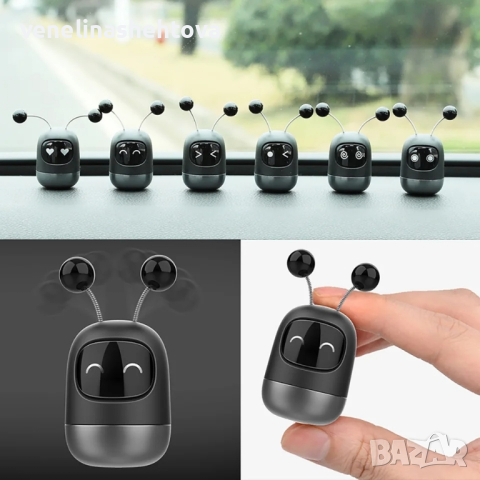 Супер забавен ароматизатор за кола АВТОМОБИЛ РОБОТ с 3 пълнителя