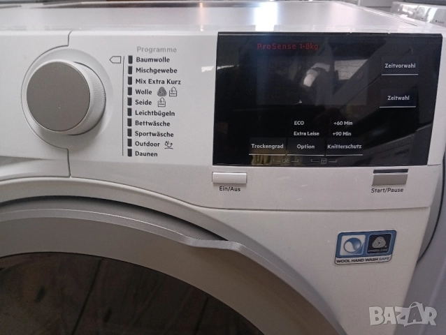 Сушилня с термопомпа АЕГ Aeg Series 8000 A+++ 8кг 2 години гаранция!, снимка 4 - Сушилни - 51549117