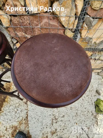 Винтидж бар табуретки, снимка 3 - Столове - 50045535