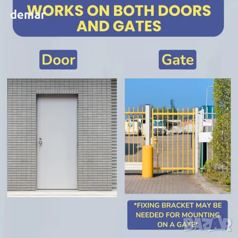 SecureMyDoor Външна магнитна брава, идеална за врати и порти, снимка 2 - Други стоки за дома - 49826663