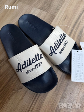 Чисто нови оригинални чехли adidas adilette ! 42,43 н, снимка 2 - Мъжки чехли - 52249402