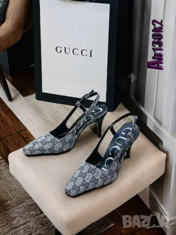 обувки на ток gucci , снимка 1 - Дамски обувки на ток - 49320183