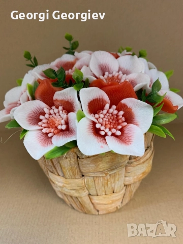 цветя изработени с глицеринов ароматен сапун и Българска роза 🌹 Стара Загора Център ., снимка 9 - Изкуствени цветя - 52838977