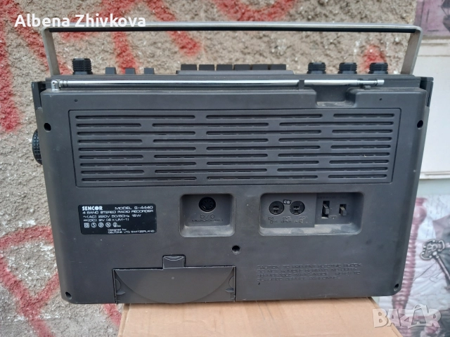 радио касетофон СЕНКОР , снимка 3 - Антикварни и старинни предмети - 52006282